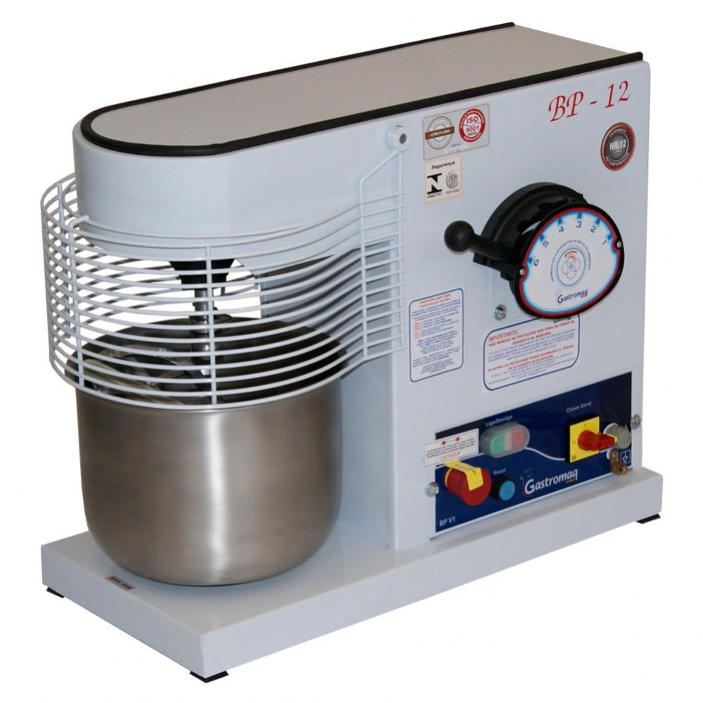 Batedeira Planetária 12 Litros C/NR12 Gastromaq