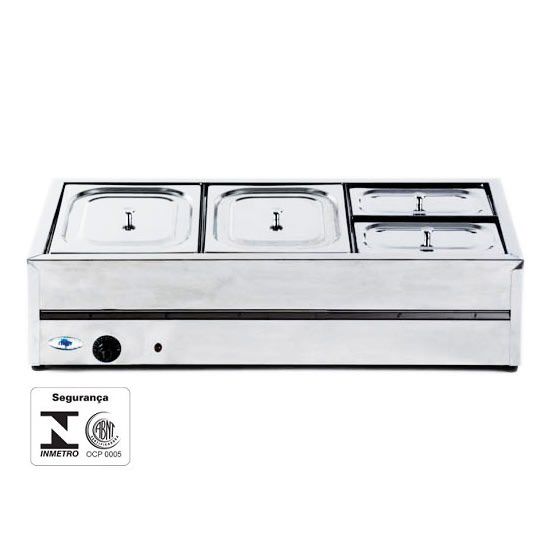 Rechaud térmico 04 cubas luxo-IBET
